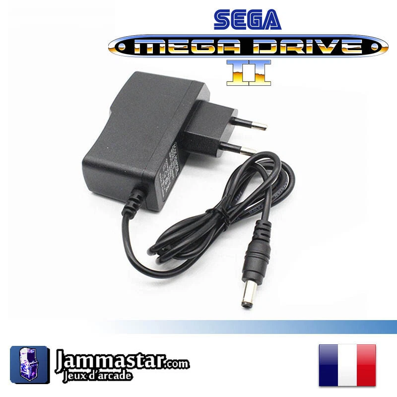 Alimentation console Sega Mega Drive 2 - Adaptateur - Power Supply Megadrive