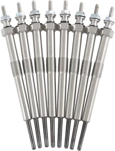 8Pcs Diesel Glow Plugs 9G Compatible with Chevy GMC 6.6L 2006-2016 Silverado 250 - Picture 1 of 7