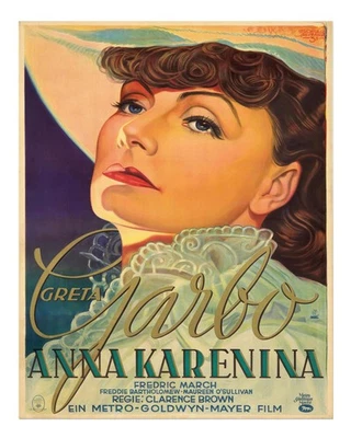 Vintage Anna Karenina Movie Poster Wall Art Premium Quality Home Decor