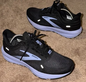Brooks Launch 9 Damen-Laufschuhe schwarz/ebony/lila Größe 9B - Bild 1 von 7