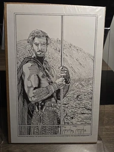 Bob Giadrosich Escocia The Brave Firmado 81/100 7.5x11.5 Sharayah Press 1996 - Imagen 1 de 5