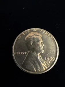 1959-D 1c Lincoln Penny Extremely Fine Great Condition. Non Magnetic. Clean. - Picture 1 of 6