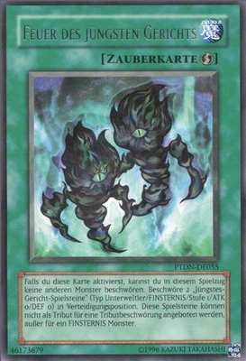 YuGiOh Feuer des jüngsten Gerichts PTDN-DE055 Rare Neu unl. - Bild 1 von 2