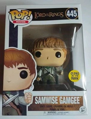 FUNKO POP 🐸Lord of The Rings #445 SAMWISE GAMGEE Glow In The Dark VINYL🐸 (D3) - Image 1 of 4