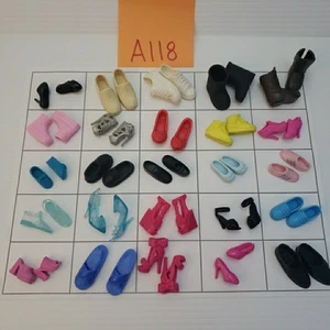 Barbie Doll &Other Brand Lot Mixed Accessories 25 Pieces Various A118 Shoes - Picture 1 of 23