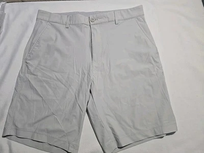 Greg Norman Men's Stretch Short, Gray, Size 32 - Image 1 of 3