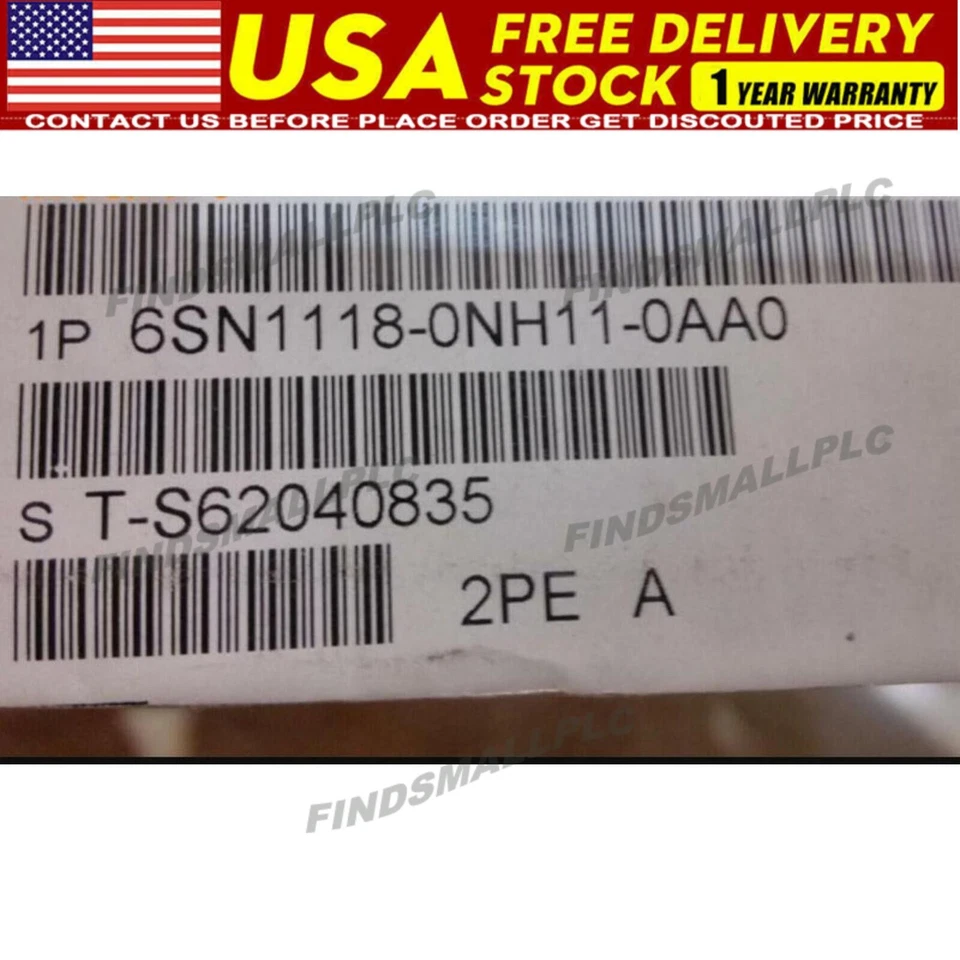 New Siemens 6SN1118-0NH11-0AA0 SIMODRIVE 611 universal E HR 6SN1 118-0NH11-0AA0 - Image 1 of 1