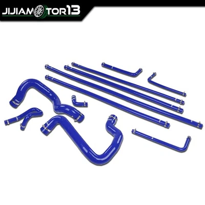 Blue Radiator & Heater Hose Kit fits 88-94 Ford F150 F250 F350 Bronco 5.0L/5.8L - Image 1 of 4