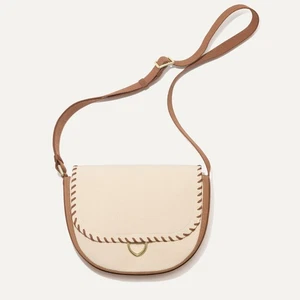 Rothy’s The Saddle Bag Flat White $189 MSRP 6x9x7” - Picture 1 of 3