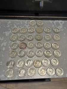 38 Kennedy Half Dollars 50c 1971 1972 1974 - Bild 1 von 7