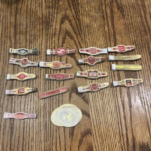 Tiras y etiquetas vintage de bandas de cigarros 18 variedades - Imagen 1 de 8