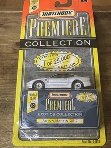 MATCHBOX PREMIERE LTD ED. ๐จ 1:64 DIECAST CAR ๐ฅ ASTON MARTIN DB-7 ๐จ VTG NIP! - Picture 1 of 6