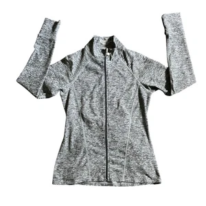 Beyond Yoga Full Zip Jacke grau sportlich Training Oberteil Damen Gr. M - Bild 1 von 7