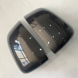 2x For 2011-20 Jeep Grand Cherokee Dodge Durango Mirror Cover Cap Carbon Fiber - Foto 1 di 10