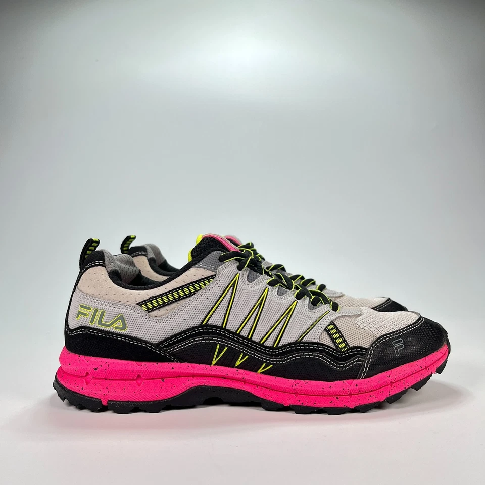 Fila Evergrand TR 21.5 Gris Negro Trail Running Zapatos 5JM00234-059 Mujer Talla 9 Foto 1 de 4