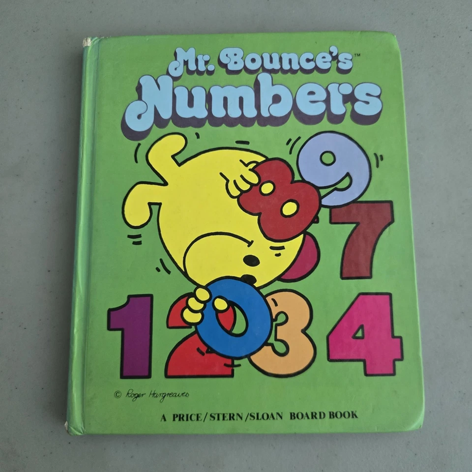 Mr. Bounce's Numbers by Roger Hargreaves 1981 HC Vintage Childrens Book HTF - Image 1 of 4