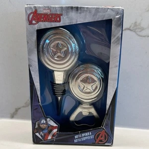 Marvel Avengers Captain America Flaschenöffner & Flaschenverschluss Set - Bild 1 von 5