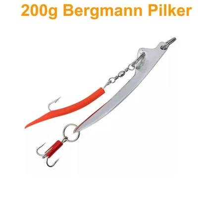 Bergmann Norwegen Pilker Norwegenpilker Kabeljau Pollack Lumb Seelachs 200g - Bild 1 von 4