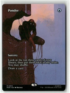Magic The Gathering Ponder 0013 Regular (Sin Fronteras) M Universo Marvel Eterno-Legal Casi Nuevo Mar - Imagen 1 de 1