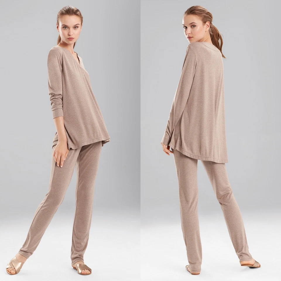 Nuevo con etiquetas Top Natori Moteado Interlock Manga Larga TALLA PEQUEÑA Original $48 Foto 1 de 4