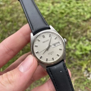 Vintage SEIKO Lord Matic LM 5606-7040 Automatic White Dial Japan Watch 34mm - Picture 1 of 11