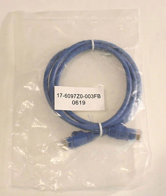 Snagless Cat5e Cat 5 5e  Blue Ethernet 3' 3 foot ft. Molded Relief Patch Cable - Image 1 of 2
