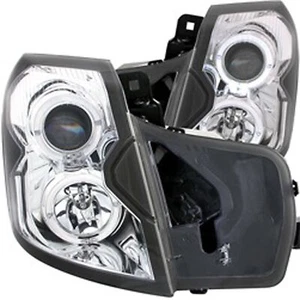 Anzo 121416 Chrome Housing Headlights 2003-2007 Cadillac CTS Projector w/Halo Cl - Picture 1 of 1