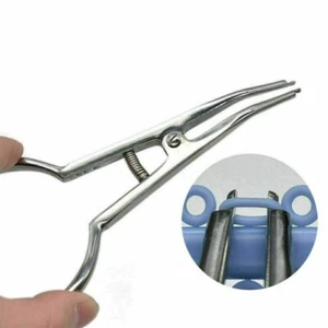 1 Pcs Dental Orthodontic Elastic Tie Separating Plier Braces Instruments Forcep - Picture 1 of 8