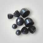  M5,M6,M8,M10,M12,M14 Bolt Nut Domed Cover Caps Plastic Hexagon / Black