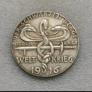 1914 - 1916 German Medallion - Daughters of Fate - Fantasy Gap/Album Filler - Picture 1 of 5