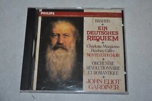BRAHMS Ein Deutsches Requiem CD PHILIPS John Eliot Gardiner 1991 Very Good - Picture 1 of 2