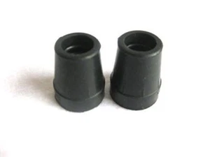 NEV-A-SLIP 2 NEW 7/8" 22mm REPLACEMENT RUBBER TIPS FOR WALKING CANES STICKS CANE - Picture 1 of 2