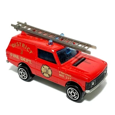 Majorette No 246 1/60 Range Rover Station Fire Department Brigade District 3  - Image 1 of 2