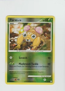 Paras - 92/123 - Common - Reverse Holo LP English Pokemon Mysterious Treasures - Picture 1 of 2