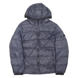 MICHAEL KORS Mens Puffer Jacket Black Nylon Hooded XL - Picture 1 of 6