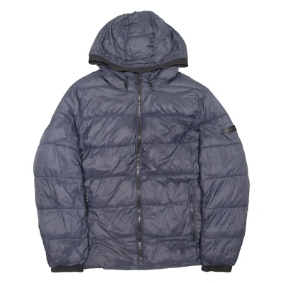 MICHAEL KORS Mens Puffer Jacket Black Nylon Hooded XL - Image 1 of 4