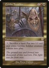 Goblin Trenches - Lightly Played Foil - Apocalypse - 104 