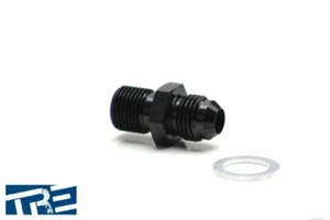 Treadstone Performance Black 4AN to Metric Crush Washer Fitting - Picture 1 of 1