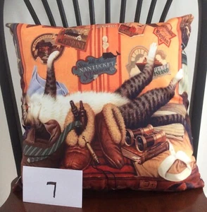 NEW Kitty Pillow - 17” Cat Pet Pillowcase Cover - #7 - Cat Rescue Fundraiser - Bild 1 von 2