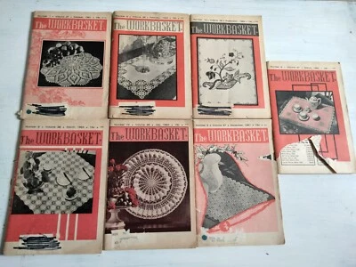 Vintage Lot Of  7 "The Workbasket" Magazine’s Needle Craft & Bazaar Ideas  1960s - Image 1 of 4