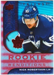 NICK ROBERTSON RC 20-21 TRILOGY ROOKIE RENDITIONS RED FOIL /799 #RR-2 UD 2020-21