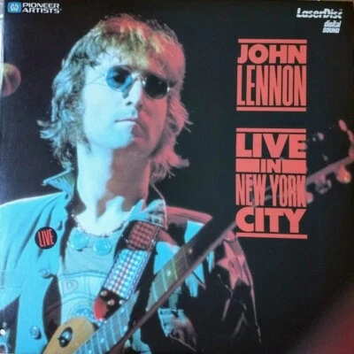 John Lennon Live In New York City One to One Concert 1972 LD Laserdisc  BEATLES - Image 1 of 2