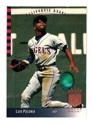 1993 SP #24 Luis Polonia California Angels - Image 1 of 2