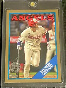 SHOHEI OHTANI 2023 Topps Series 2 GOLD 1988 35th Anniversary /75 Angels #2T88-9 - Picture 1 of 7