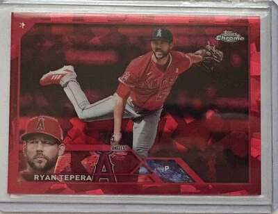2023 Topps Chrome Sapphire Edition - Ryan Tepera #375 Red /5 - Image 1 of 2