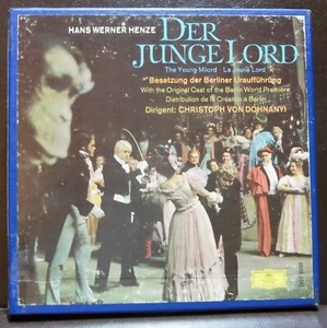Hans Werner Henze Der Jungle Lord Box Set 4 Track 7 1/2 IPS 2x Reel to Reel Tape - Bild 1 von 10