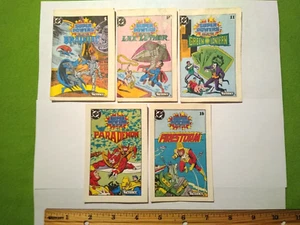 5 Vintage 1983 and 1984 Mini DC Comic Books, Super Powers Collection. - Picture 1 of 8