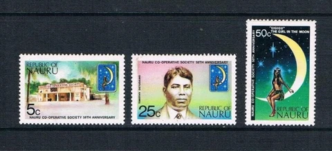Nauru 1973 59th Anniv Nauru Co-Operative Society- SC 105-107 [SG 113-115] MNH S4 Cover