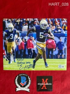 FOTO 8x10 CAM HART NOTRE DAME CALCIO AUTOGRAFATA FIRMATA! BECKETT IRLANDESE! - Foto 1 di 1