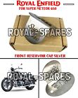 Royal Enfield Super Meteor 650 "FRONT RESERVOIR CAP, SILVER" - Express Shipping